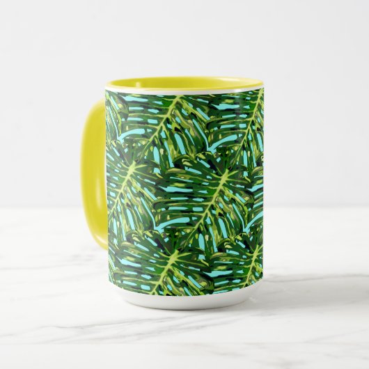 Mug Boug Feuille Monstera - Verdure (Devant gauche)