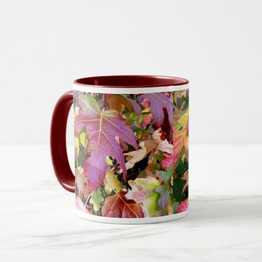Mug Boug 'Feuilles d'automne' (Devant gauche)
