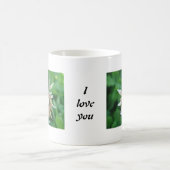 Mug Boug fleur de cloverfleur blanche, je t'aime (Centre)