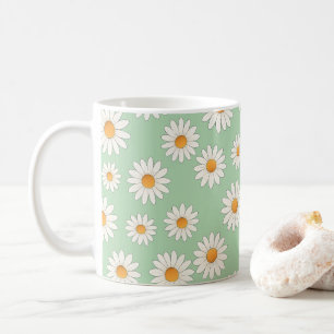 Mug Boug floral de marguerite - Café Motif aux fleurs 