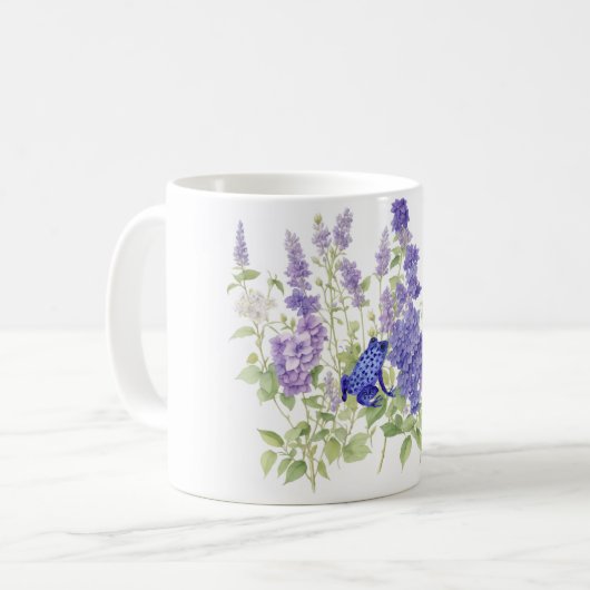 Mug Boug floral, fleurs sauvages du printemps du boho (Devant gauche)