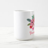 Mug Boug floral personnalisé Bouquet de fleurs idée ca (Centre)