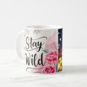 Mug Boug floral sauvage - Aquarelle Peony & Cherry (Devant gauche)
