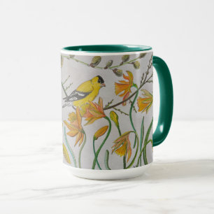 Mug Boug Goldfinch & Daffidols