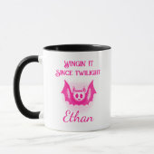 Mug Boug Halloween néon personnalisable - Conception d (Gauche)