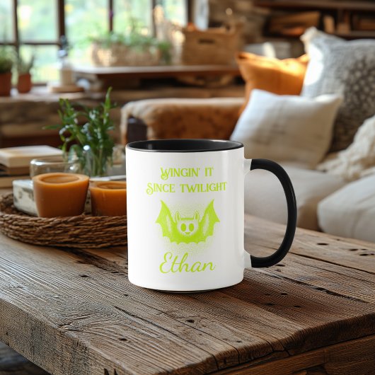 Mug Boug Halloween néon personnalisable - Conception d