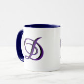 Mug Boug initial - Cadeaux personnalisés (Devant gauche)