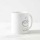 Mug Boug motivationnel à combustible Hustel (Devant droit)