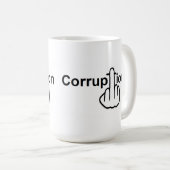Mug Boug Oiseau Déverser La Corruption Sucre (Devant droit)
