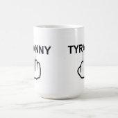Mug Boug Oiseau Flipping Mauvaise Tyrannie (Centre)