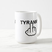 Mug Boug Oiseau Flipping Mauvaise Tyrannie (Devant droit)