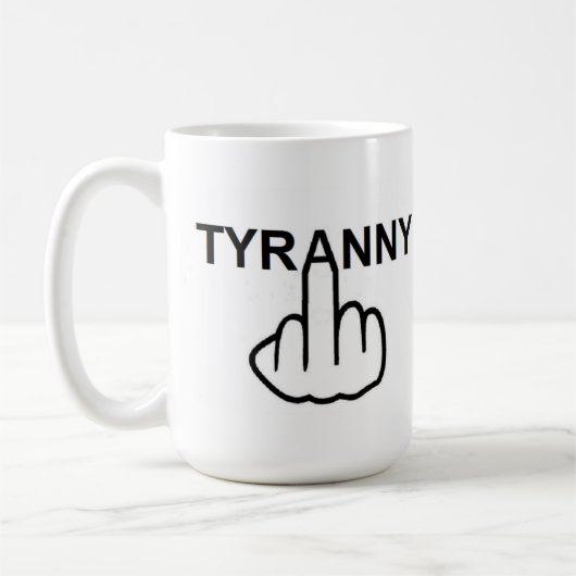 Mug Boug Oiseau Flipping Mauvaise Tyrannie (Gauche)