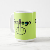 Mug Boug Oiseau Flipping Scrooge Retourner (Devant gauche)