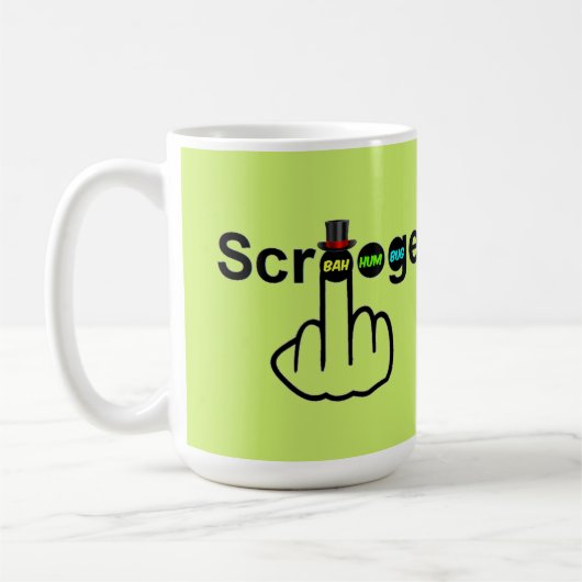 Mug Boug Oiseau Flipping Scrooge Retourner (Gauche)