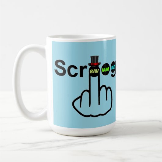 Mug Boug Oiseau Flipping Scrooge Retourner (Gauche)