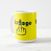 Mug Boug Oiseau Flipping Scrooge Retourner (Devant gauche)