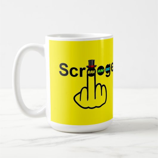 Mug Boug Oiseau Flipping Scrooge Retourner (Gauche)