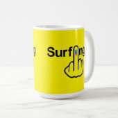Mug Boug Oiseau Flipping Surfing Flip (Devant droit)