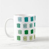 Mug Boug panettone - Bleu / Vert (Gauche)