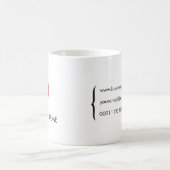 Mug Boug personnalisé et personnalisé (Centre)