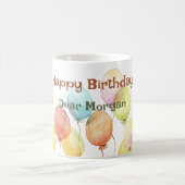 Mug Boug personnalisé Joyeux Anniversaire Ballons d'aq (Centre)