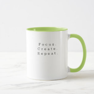 Mug Boug pleine conscience : Focus, Créer, Répéter