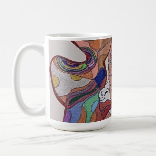 Mug Boug Portrait Feuille Papillon (Gauche)