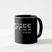 Mug Boug Pourcentage du logo du café (Devant droit)