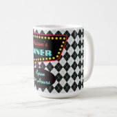 Mug Boug Retro Personnalisé Diner (Devant droit)