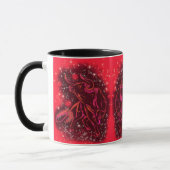 Mug Boug Rouge Couleur Dans La Nuit Étincelante Extrao (Gauche)