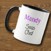 Mug Boug sous chef petit chat personnalisable