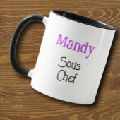Mug Boug sous chef petit chat personnalisable