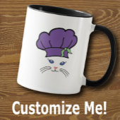 Mug Boug sous chef petit chat personnalisable