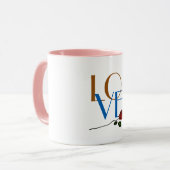 Mug Boug Valentine Rose rouge - Cute Love Café cadeau (Devant gauche)