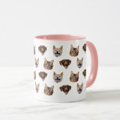 Mug Boug visage chien personnalisé, chat chat maman ca (Devant droit)