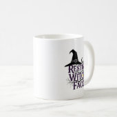 Mug Boug visage Sorcière Repose - Jolie Halloween goth (Devant droit)