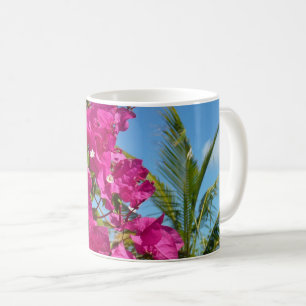 Mug Bougainvilliers et palmiers paysage tropical