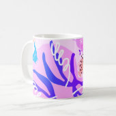 Mug Bouge Abstraite Dreamy Purple (Devant gauche)