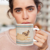 Mug Bouge De Café Adorable Avec Carlin