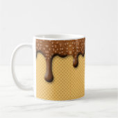 Mug Bouge de café au café de crème glacée au chocolat, (Gauche)