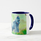 Mug Bouge de café avec gorille, animal zoo (Devant droit)