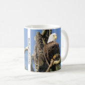 Mug Bouge de café Bald Eagle par Birding Collectibles (Devant droit)