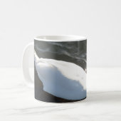 Mug Bouge de café blanc cygne blanc (Devant gauche)
