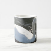 Mug Bouge de café blanc cygne blanc (Centre)