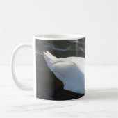 Mug Bouge de café blanc cygne blanc (Gauche)