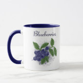 Mug Bouge de café Blueberries - Choisissez vos fruits (Gauche)