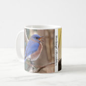 Mug Bouge de café Bluebirds par BirdingCollectibles (Devant gauche)