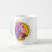Mug Bouge de café cadeau 11oz pour fille chantante d'o (Devant gauche)