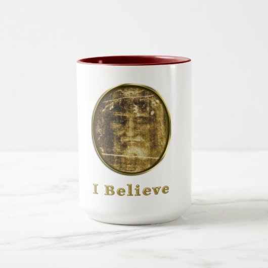 Mug Bouge de café chrétien Roue de turin (Centre)