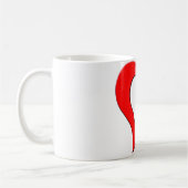 Mug Bouge de café en forme de coeur (Gauche)